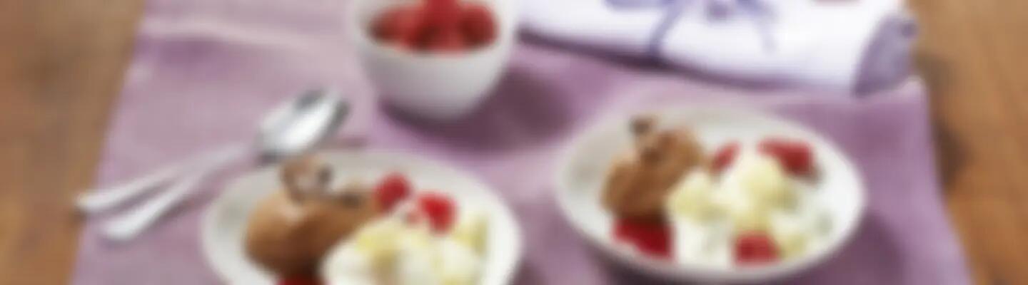 Recette : Mousse au chocolat, sauce onctueuse au chèvre frais