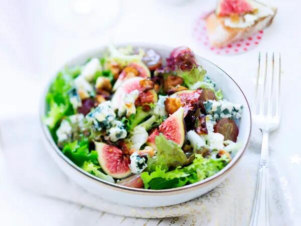 Recettes : Salade au roquefort