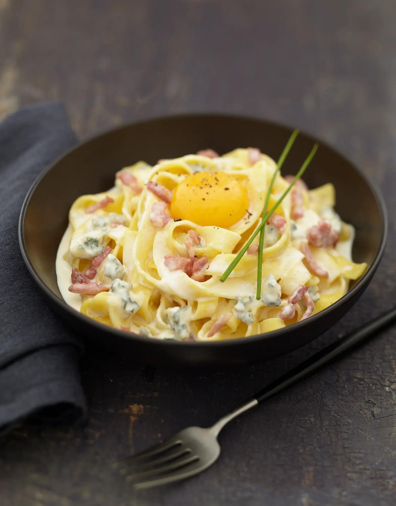 Bresse Bleu - Tagliatelles gourmandes au Bresse Bleu