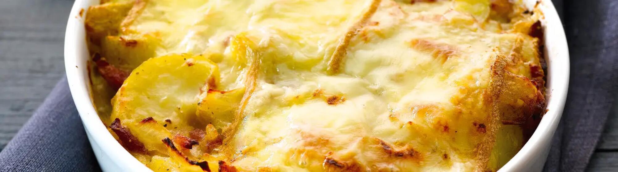 Recette : Tartiflette rapide au fromage à raclette