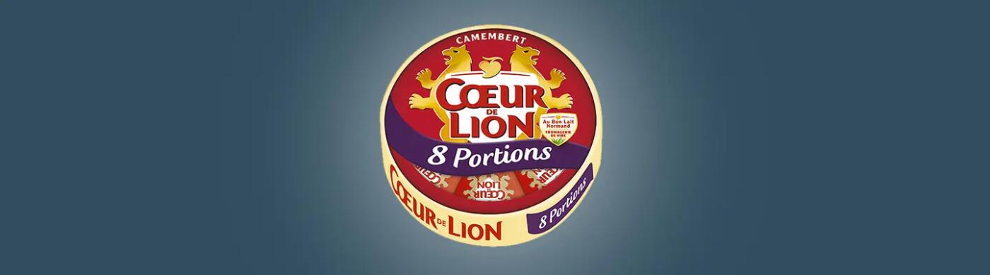 COEUR DE LION CAMEMBERT 8 PORTIONS 240G : caractéristiques et apports nutritionnels