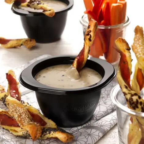 Recette : Fondue aux poivres pour l’apéritif