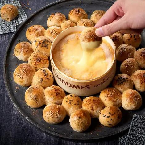 Recette : Couronne apéritive et fromage crémeux