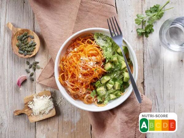 Recettes : Nouilles de patates douces au fromage italien