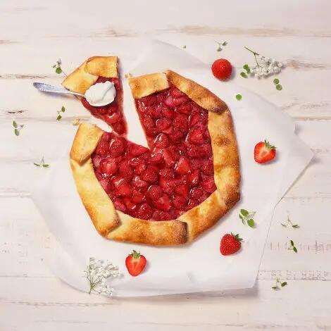 Recette : Tarte à la fraise et crème chantilly au fromage frais