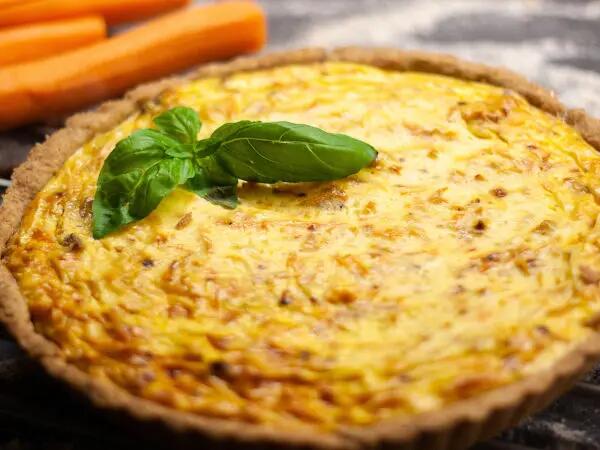 Recettes : Tarte à la carotte et au fromage