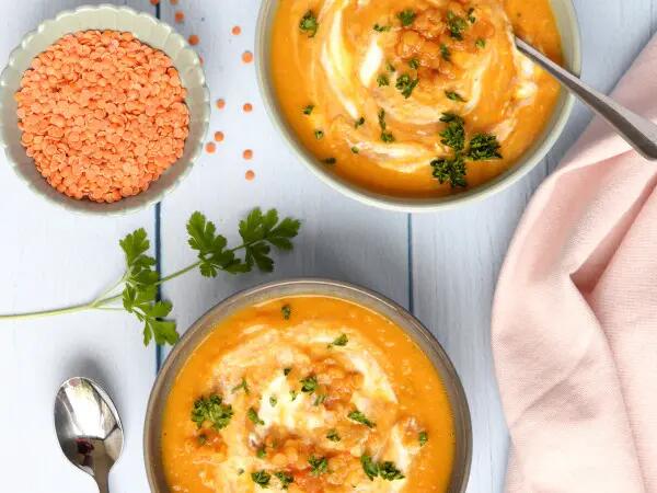 Soupe de lentilles corail Chavroux