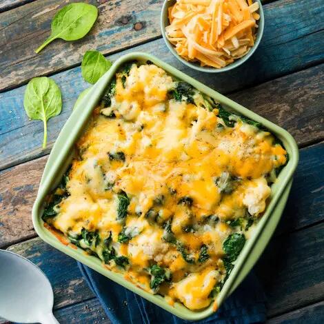 Recette : Gratin de chou-fleur au cheddar