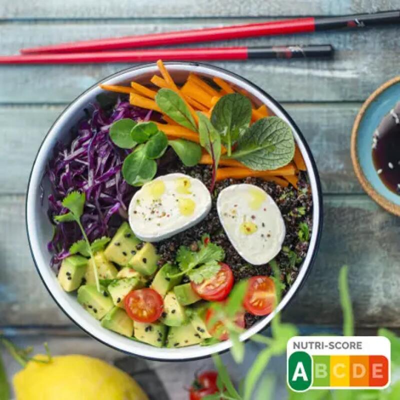 Recette : Buddha bowl complet au fromage
