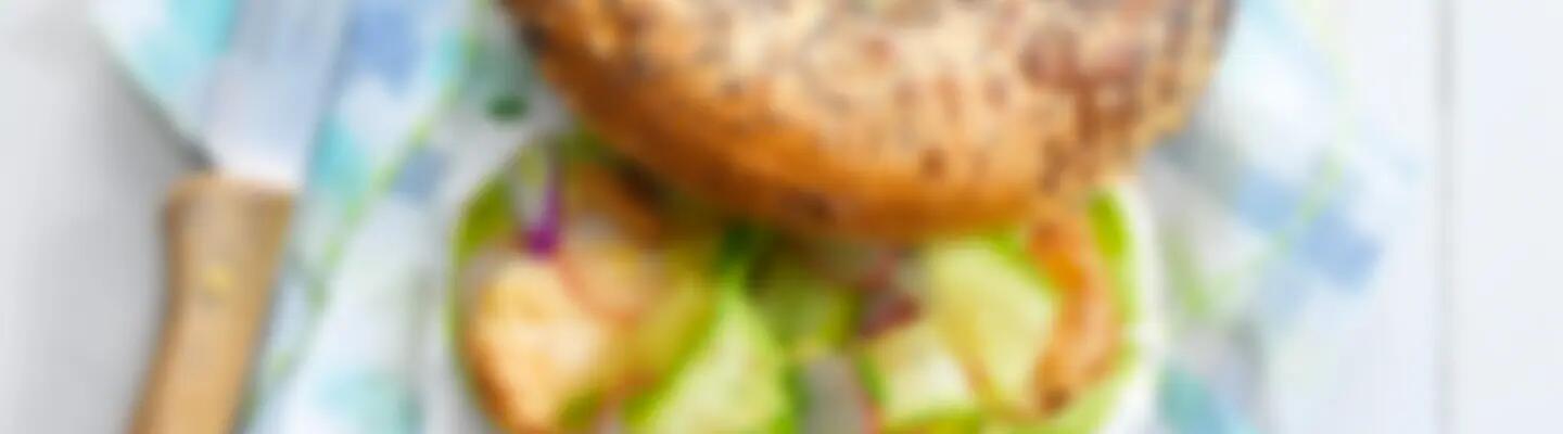 Recette : Bagel poulet, avocat et fromage de chèvre