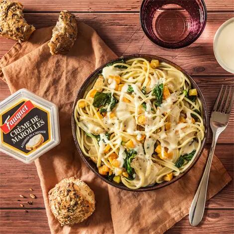 Recette : Poulet au Maroilles