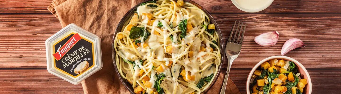 Recette : Poulet au Maroilles
