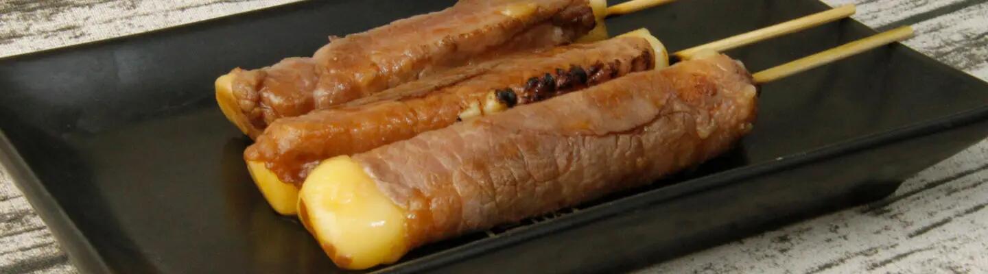 Recette : Trio de raclette façon Yakitoris
