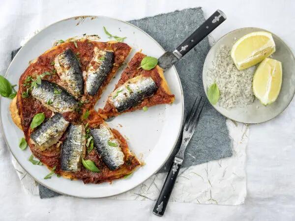 Recettes : Tarte basque aux sardines fraîches et au fromage de brebis