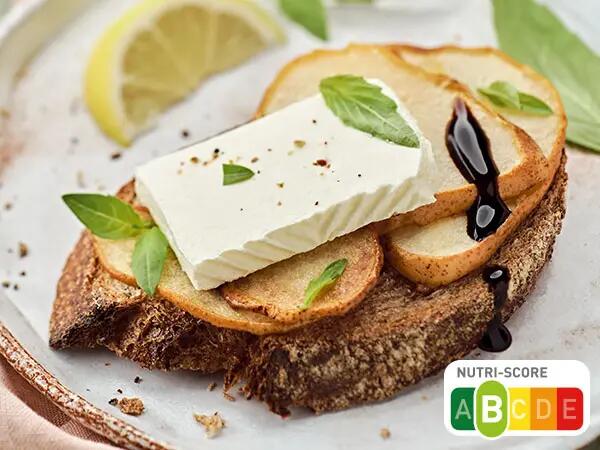 Tartine poire Caprice des Anges