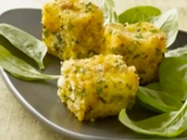 Recettes : Croustillants de fromage aux herbes