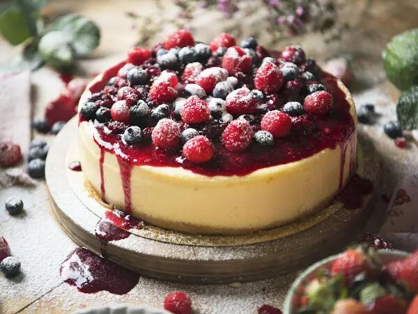 Recettes : Cheesecake aux speculoos et fruits rouges