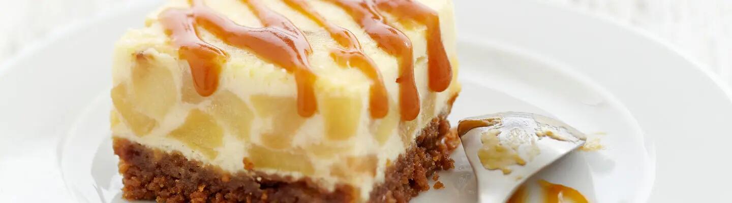 Recette : Cheesecake aux pommes et fromage frais