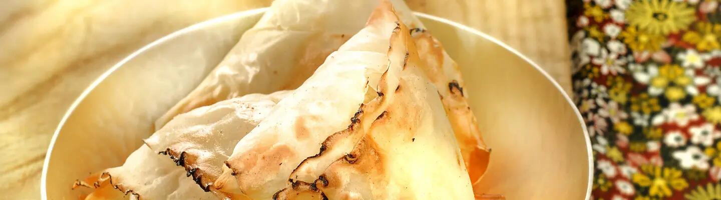 Recette : Samoussas au fromage frais