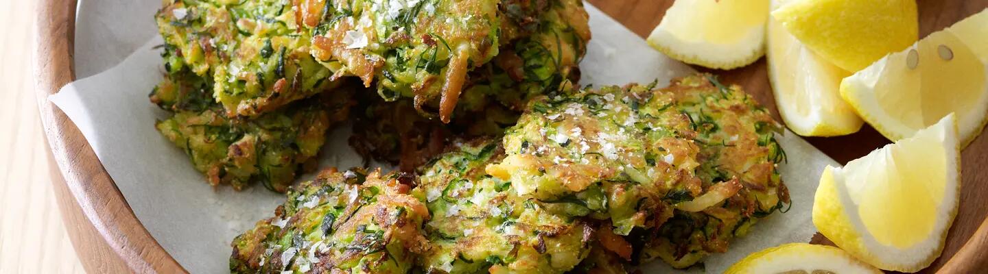 Recette : Beignets de courgette au parmesan