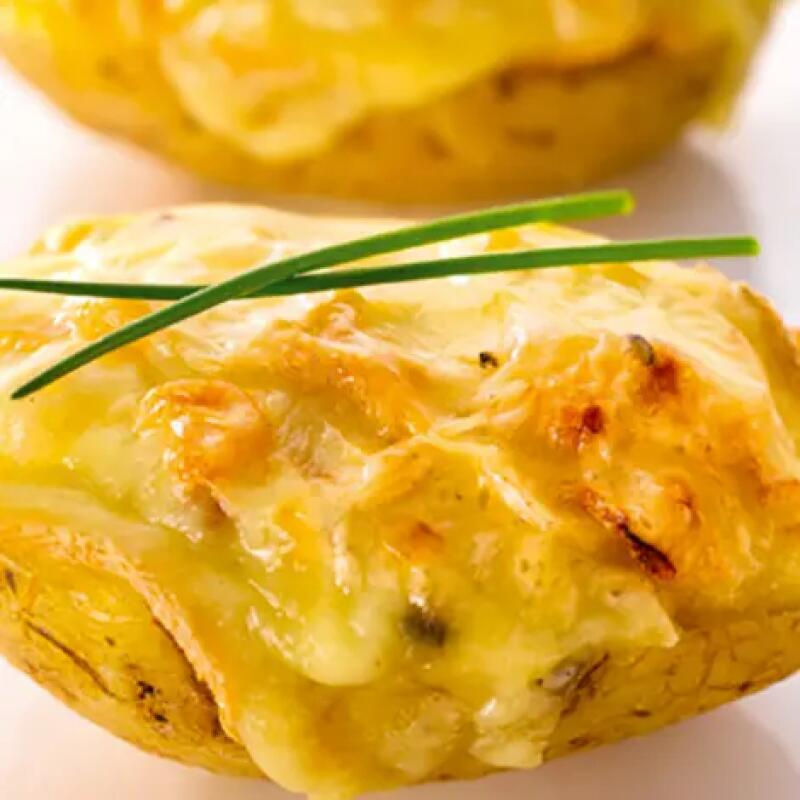 Recette : Pommes de terre farcies au fromage à raclette