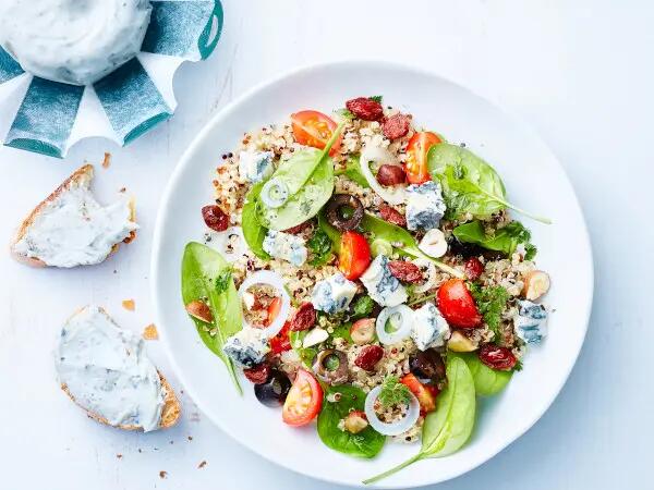 salade quinoa et fromage bleu
