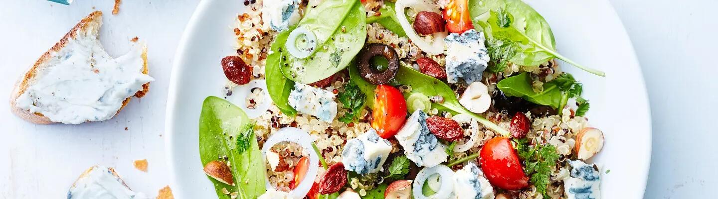 Salade quinoa Saint Agur