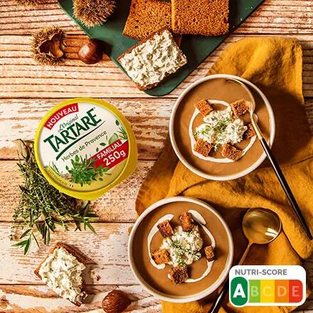 Recette : Velouté de châtaignes au fromage