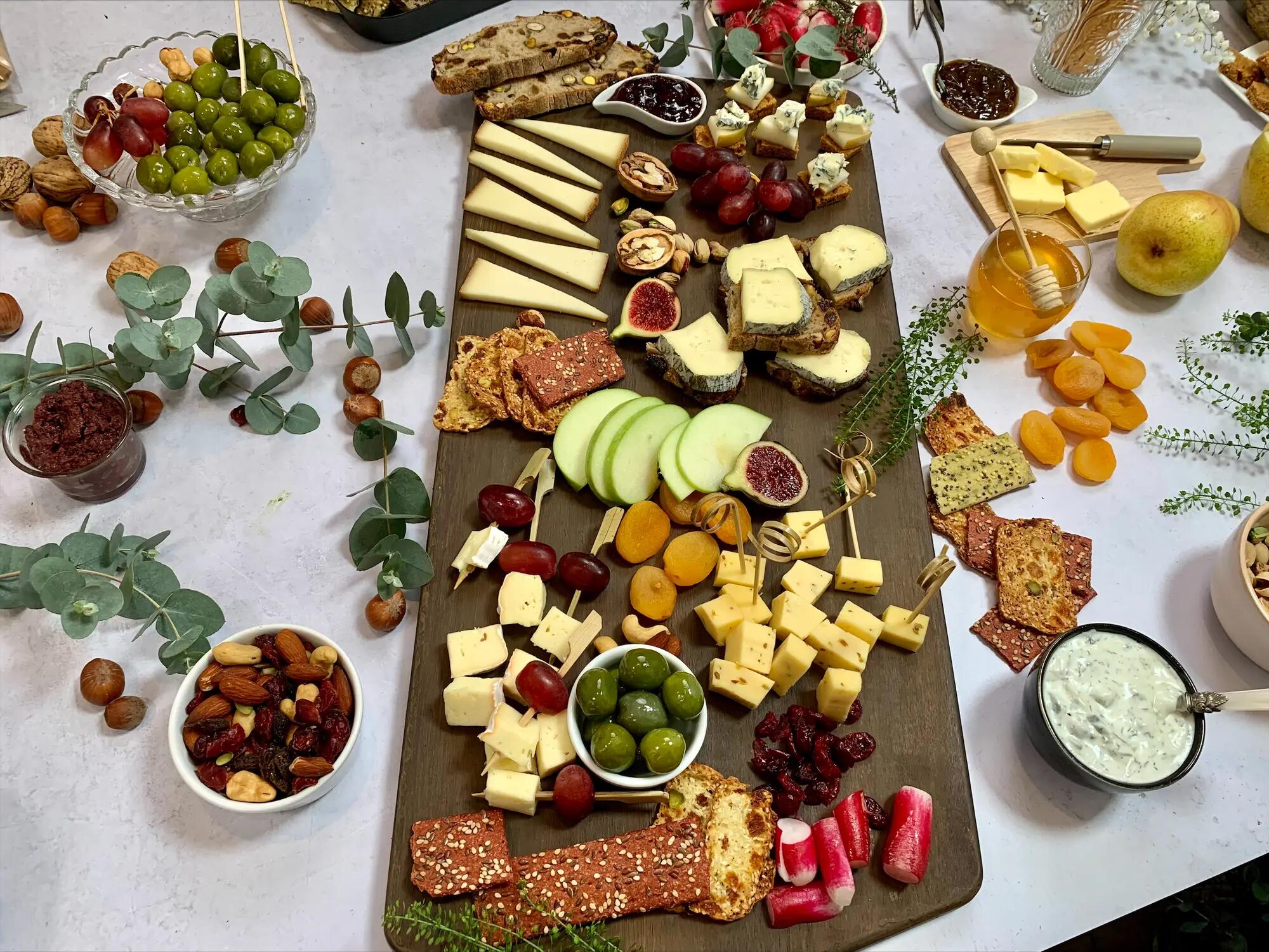 Planche Apero Fromages Coupe