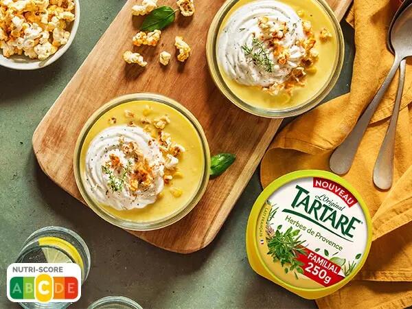Soupe de maïs au fromage