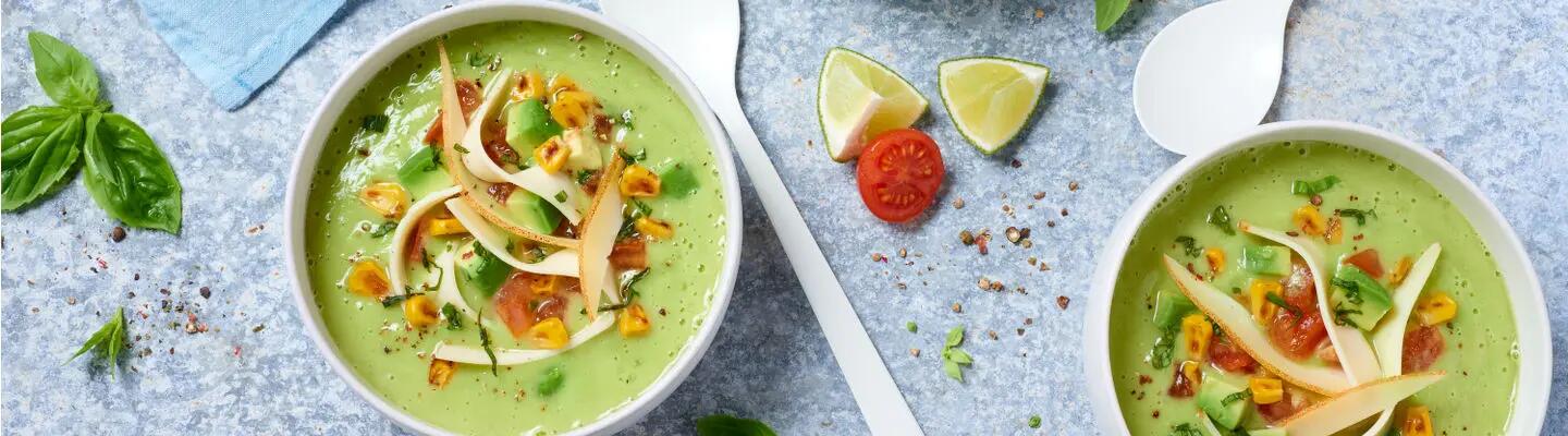 Recette : Velouté glacé d'avocat et fromage