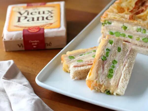 Recettes : Croque-cake au jambon et au fromage