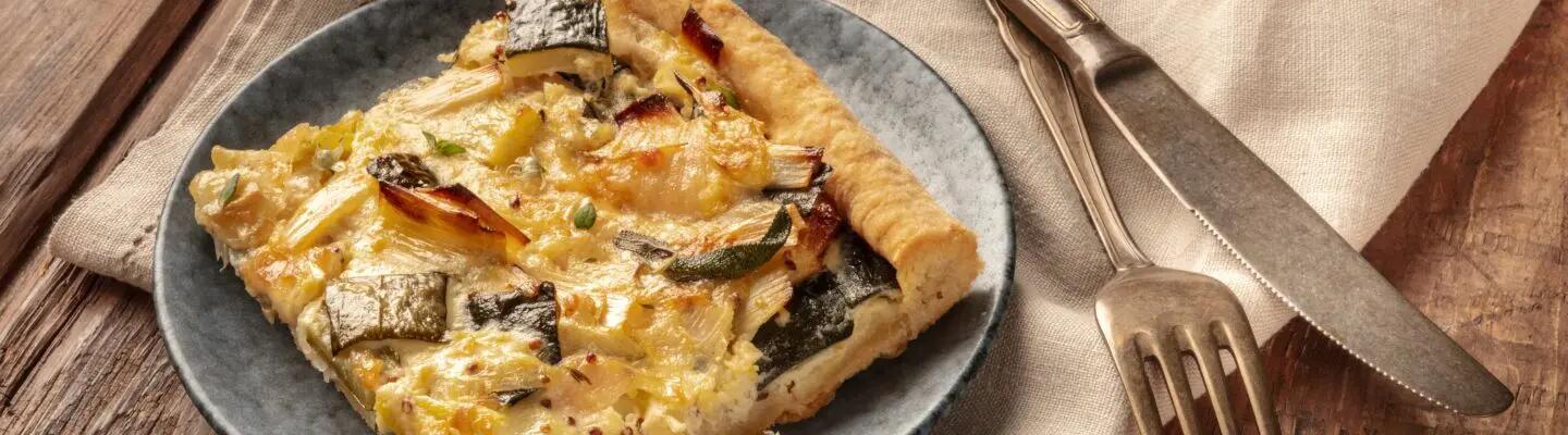 Recette : Tarte aux navets et au chèvre frais