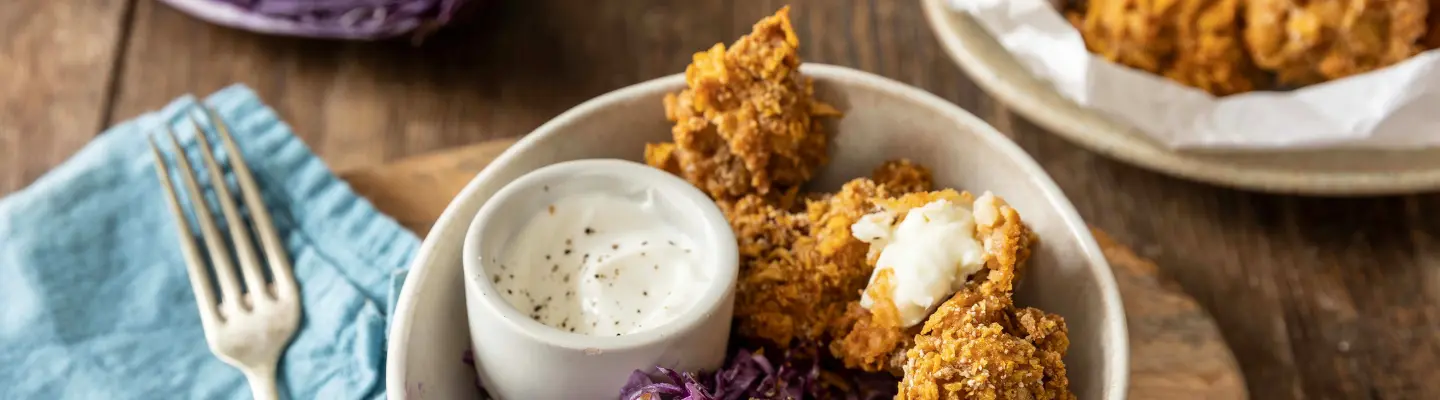 Recette : Nuggets de chou-fleur et fromage de brebis
