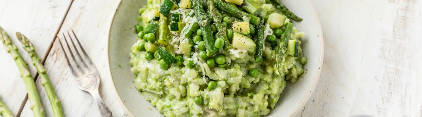 Recette : Risotto aux asperges et fromage de brebis