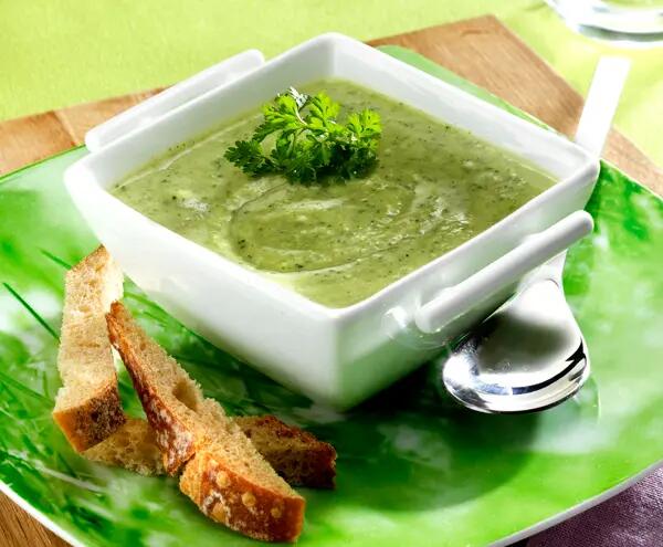  Soupe de courgettes au bleu d’Auvergne