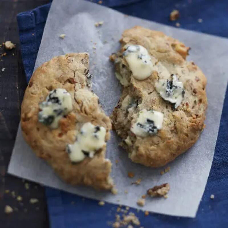 Recette : Cookies sucrés-salés au fromage bleu