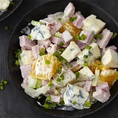 Recette : Salade californienne au bleu