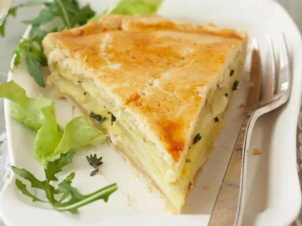 Recettes : Tarte aux pommes de terre et fromage