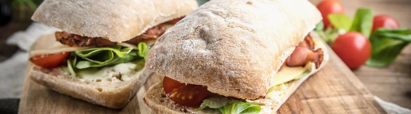 Recette : Sandwich au gigot d'agneau et fromage