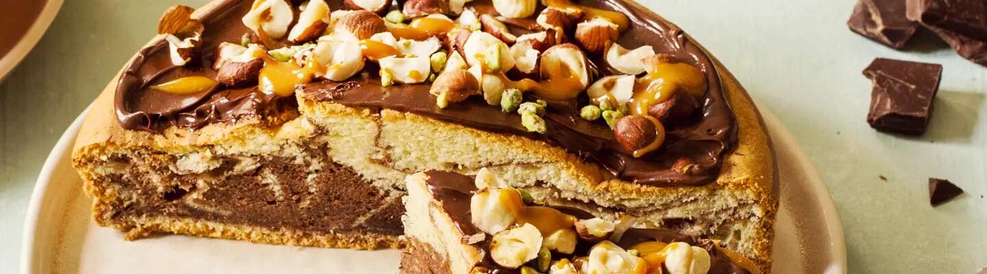 Recette : Zebra Cake au fromage frais