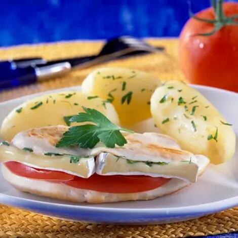 Recette : Suprêmes de poulet farcis au fromage