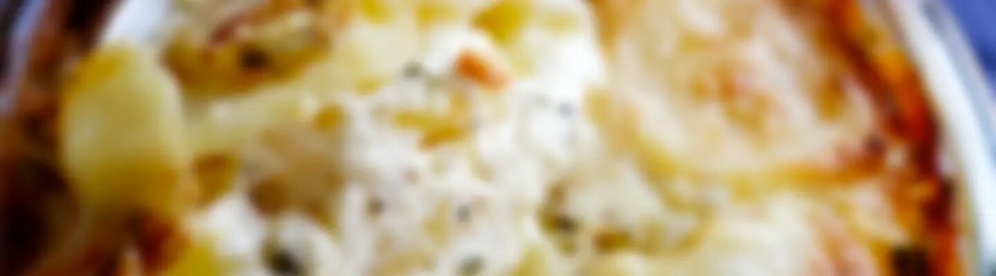 Recette : Gratin dauphinois au fromage frais et ciboulette