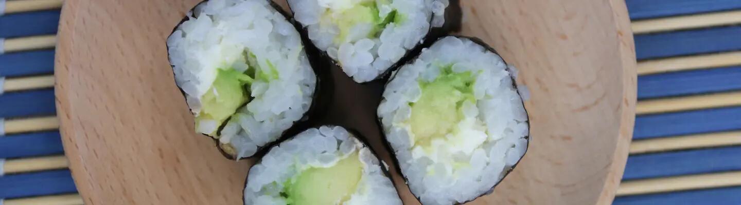 Recette : Maki de printemps au fromage de chèvre frais