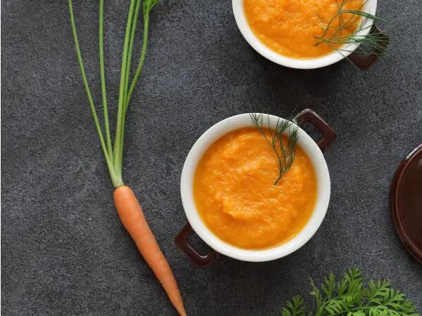 Recettes : Purée de carottes et fromage frais