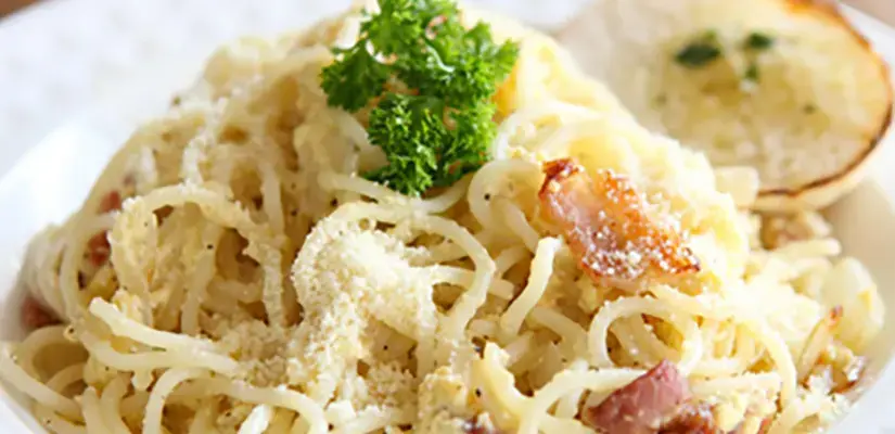 Carbonara au parmesan