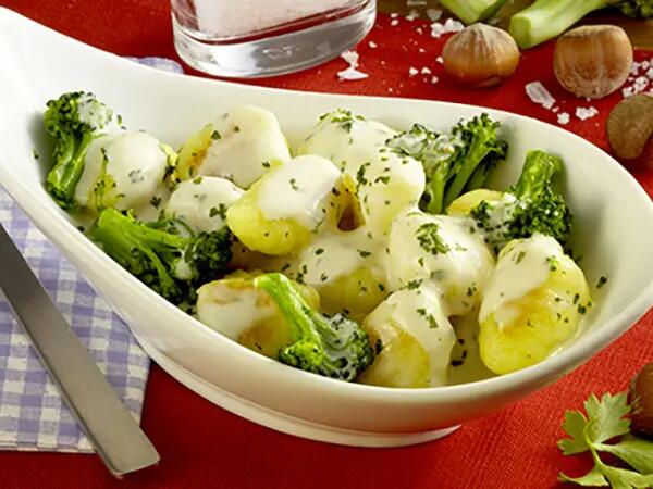 Recettes : Gnocchis à la sauce au bleu