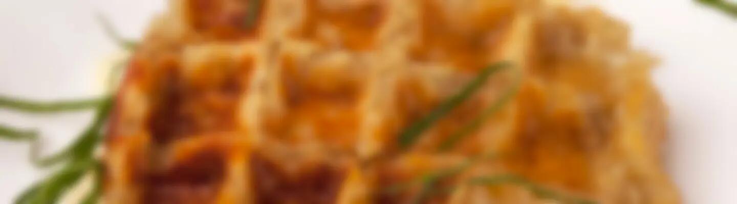 Recette : Gaufre de pommes de terre au fromage de brebis