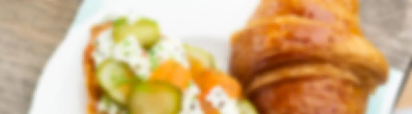 Recette : Croissant au saumon fumé et fromage frais