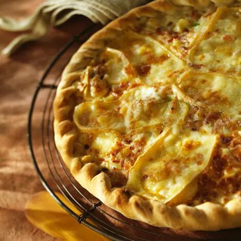 Recette : Tarte au reblochon
